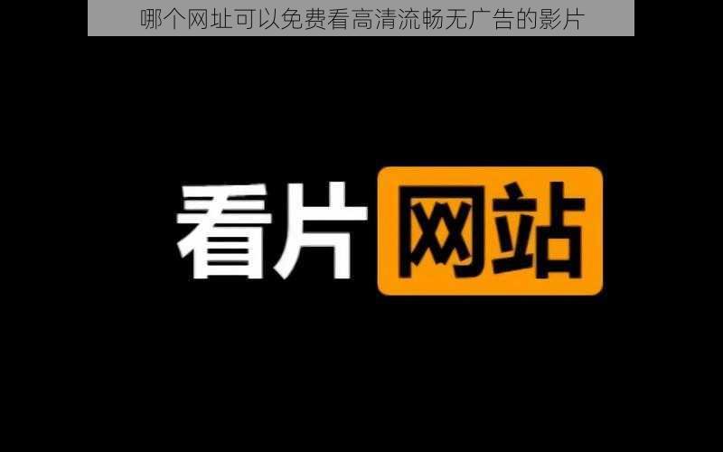 哪个网址可以免费看高清流畅无广告的影片